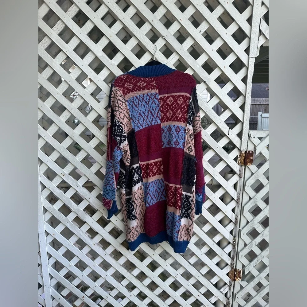 Free people Patched Argyle Mini Dress
